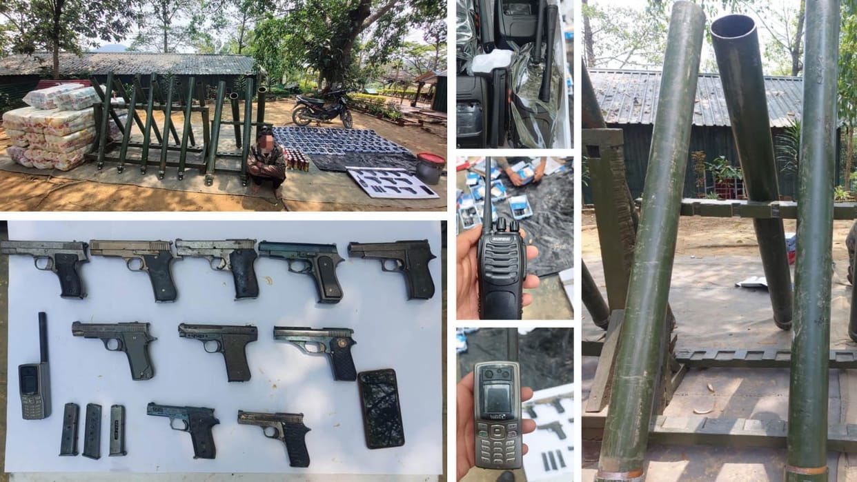 Nagaland: Major operation of Assam Rifles on India-Myanmar border huge quantity of weapons recovered