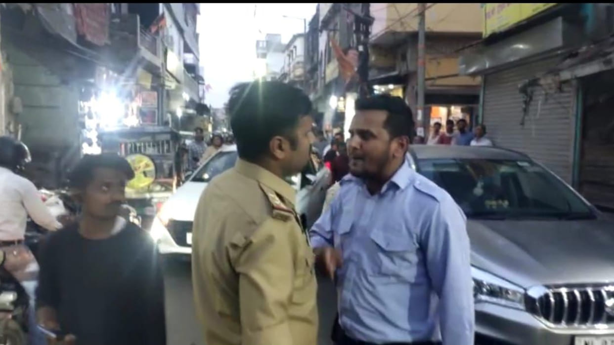 The Air Force personnel said to the Inspector in Gorakhour - Why did you Slapped me...?
