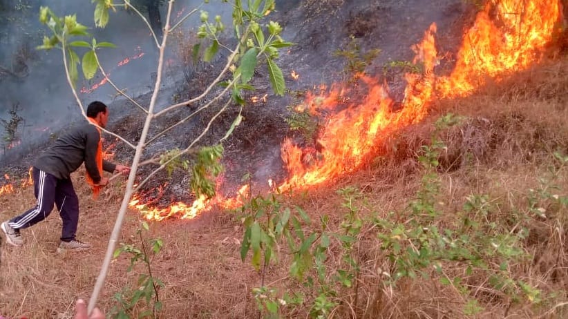 Uttarakhand Forest Burning again at 47 places, case registered against 10 more people