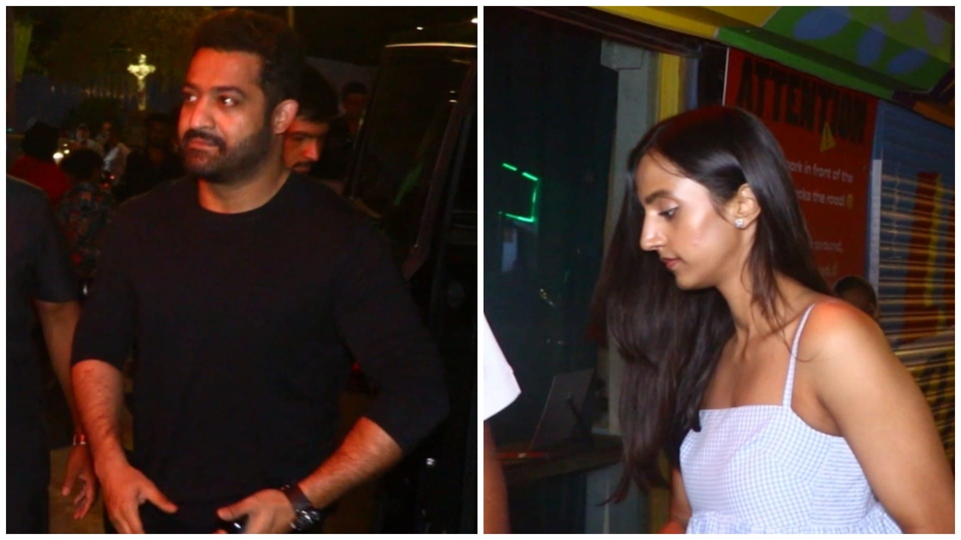 War 2 Actor Jr NTR had dinner with Hrithik Roshan Saba Azad Ranbir Kapoor Alia Bhatt Karan Johar at Mumbai