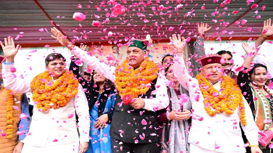 Jairam Thakur Said Himachal went back years during the fifteen months tenure of Congress
