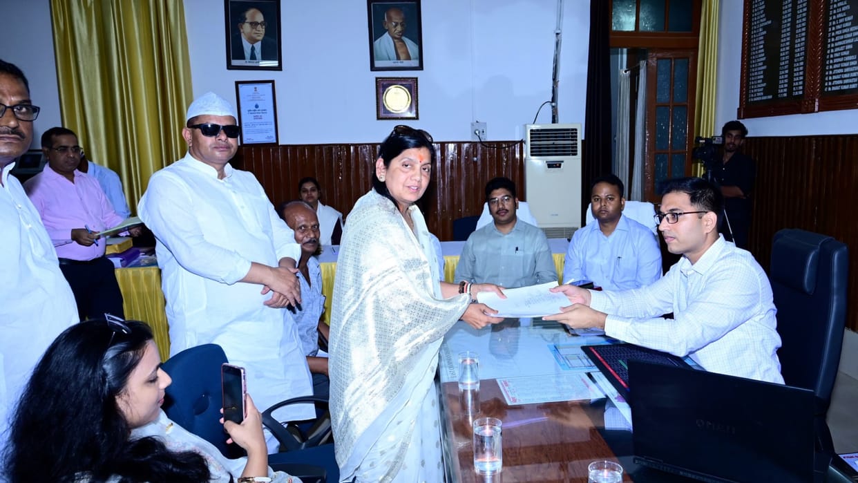 NDA candidate Lovely Anand filed nomination