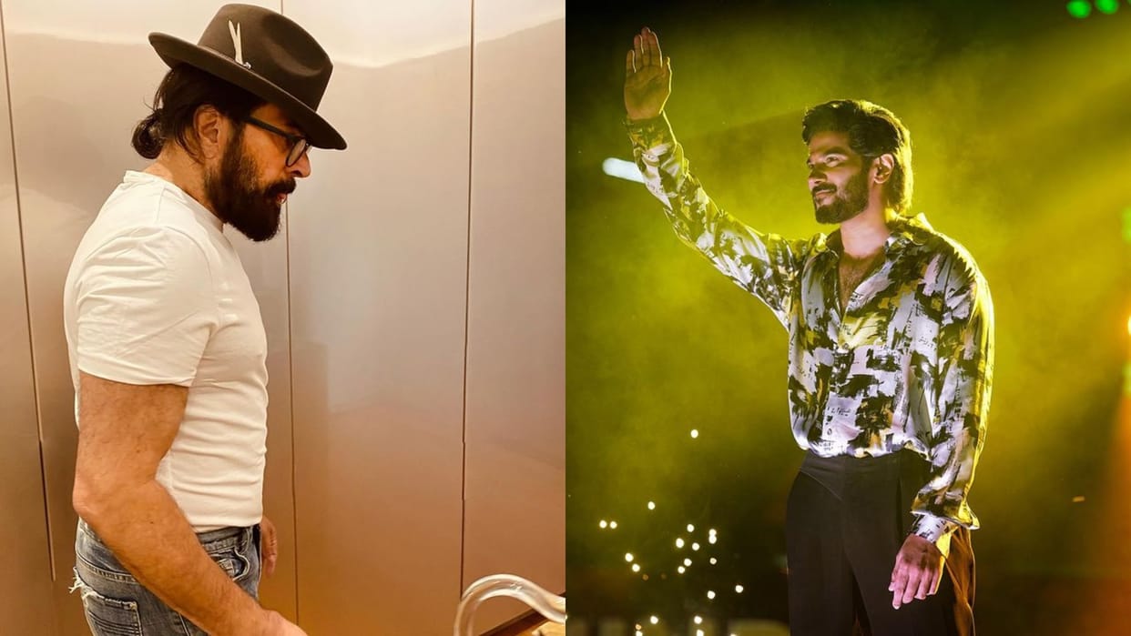 Mammootty share a new photo in stylish look on instagram son Dulquer Salmaan liked his father cowboy avatar