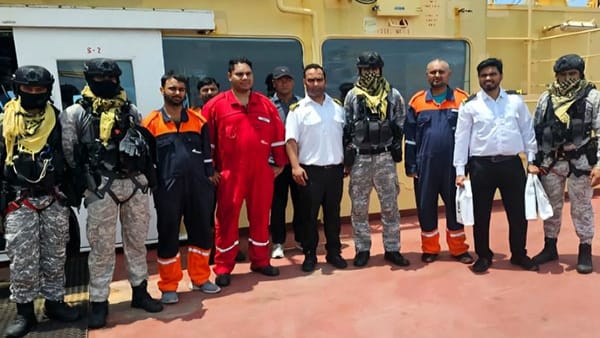 Houthi Rebel Attack on Panama Flagged Vessel Indian Navy warship INS Kochi Responds
