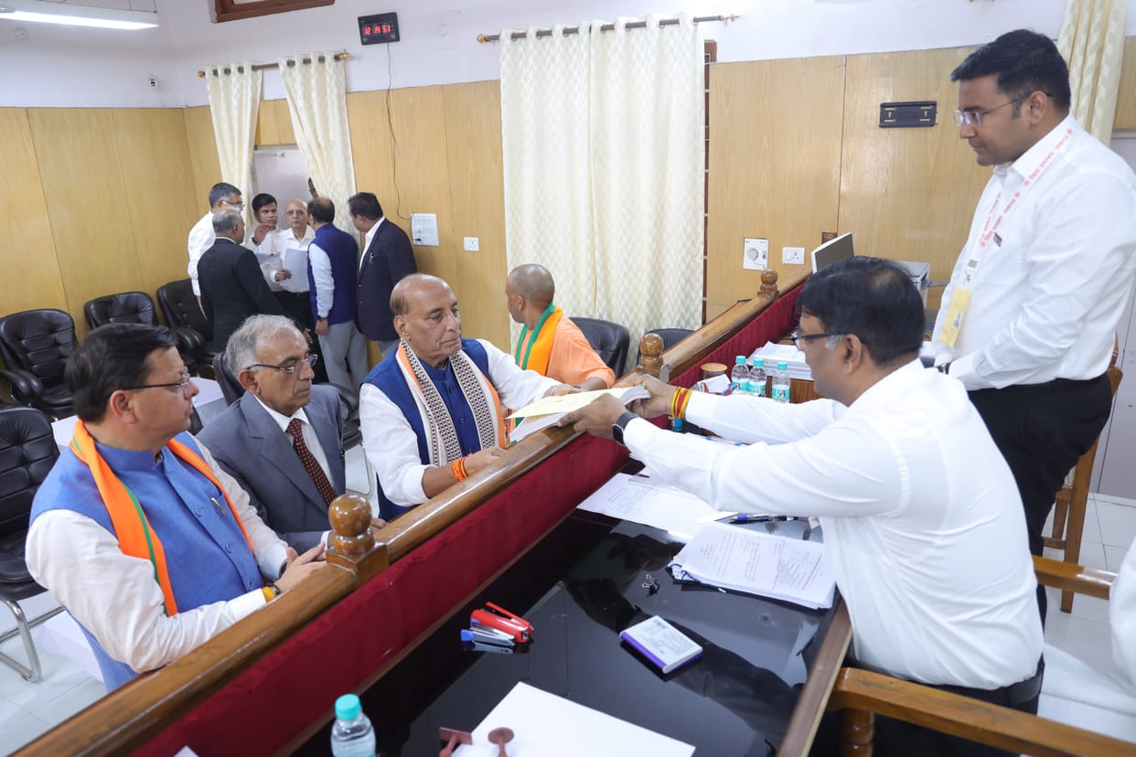 Lok Sabha elections: Smriti Irani and Rajnath Singh will file nomination today, many big BJP leaders will part