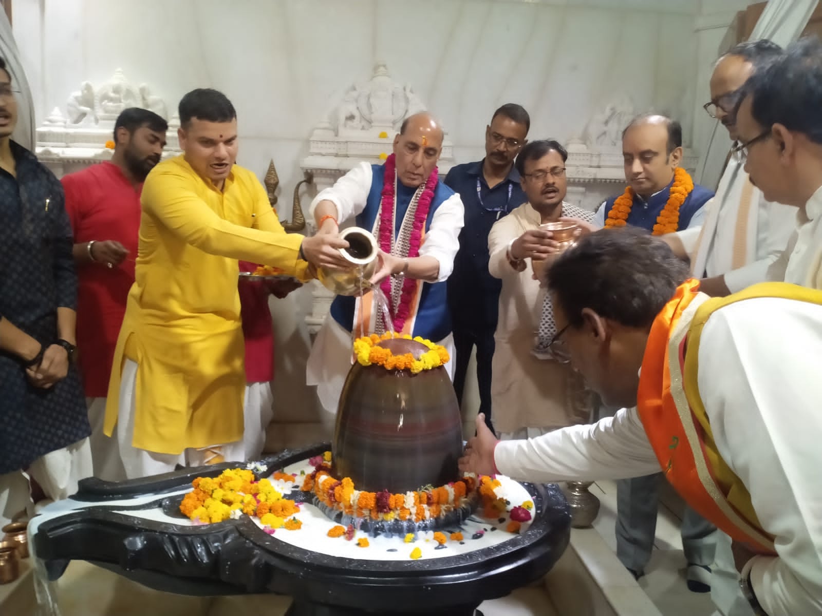 Loksabha Election 2024: Rajnath Singh files nomination on Lucknow loksabha seat.