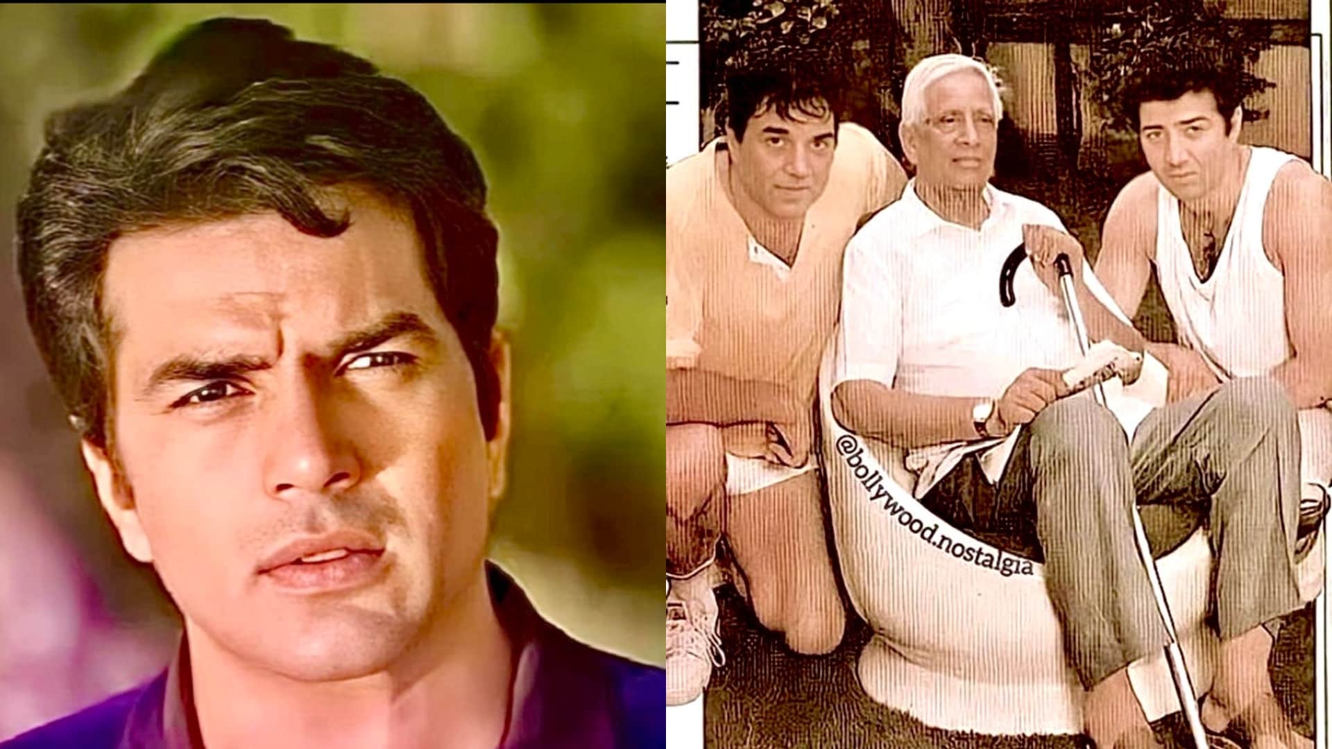 Dharmendra regrets not spending enough time with parents shares a picture with father and Sunny deol