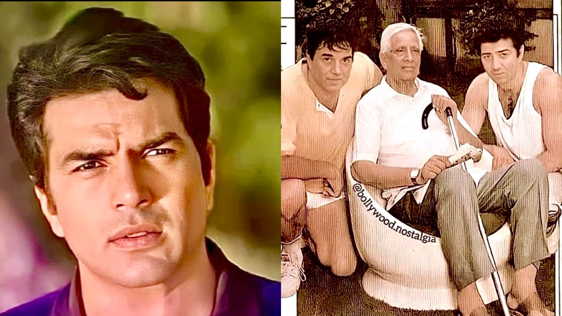 Dharmendra regrets not spending enough time with parents shares a picture with father and Sunny deol