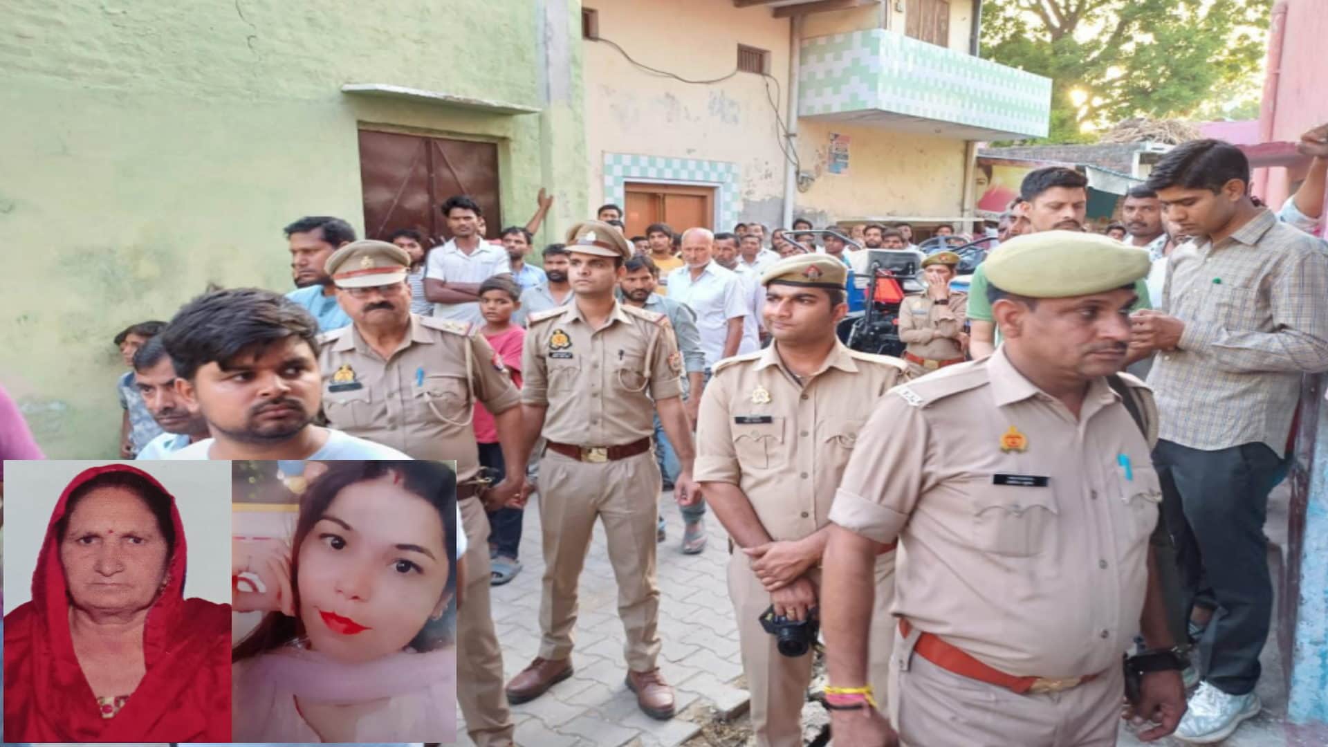 Retired Inspector power lifter Son killed his pregnant wife and mother In Baghpat see photos of murder