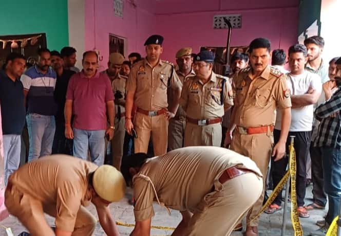 Retired Inspector power lifter Son killed his pregnant wife and mother In Baghpat see photos of murder