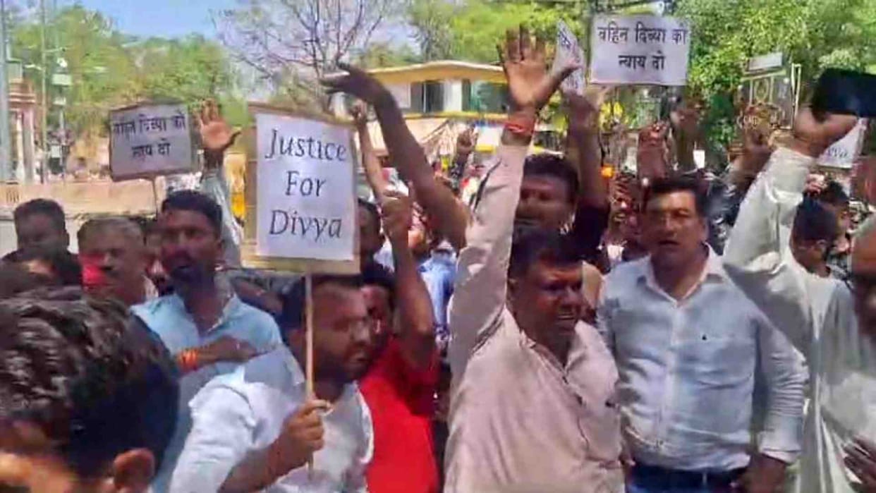 Pali: After daughter's death, family members demonstrated at SP office