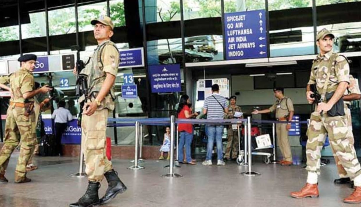 threat email regarding attack on airports business houses send by terrorizers 111 group cisf security tightens