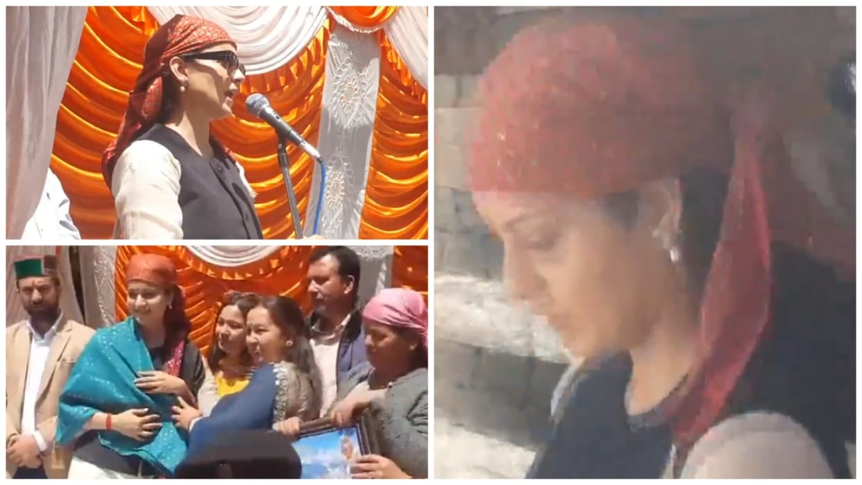 Himachal Lok Sabha Election Mandi Lok Sabha Bjp Candidate Kangana Ranaut in Rampur Speech