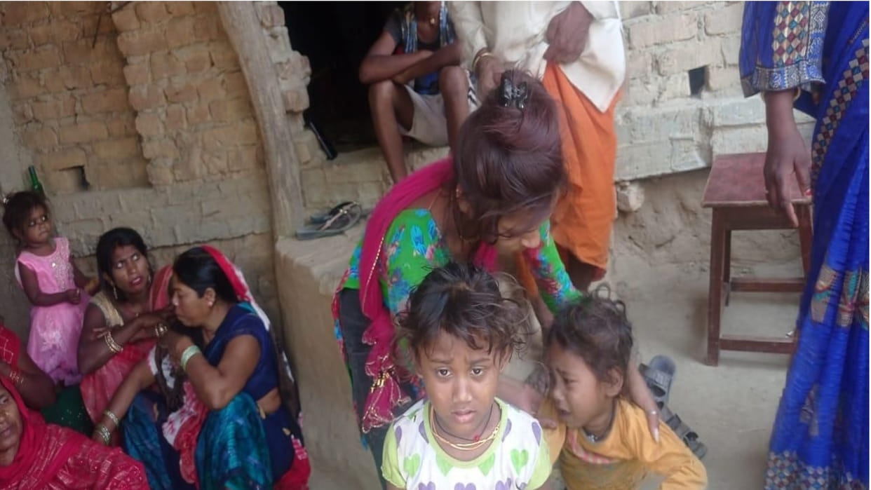 After a dispute with her husband in Maharaj, a wife committed suicide by hanging herself
