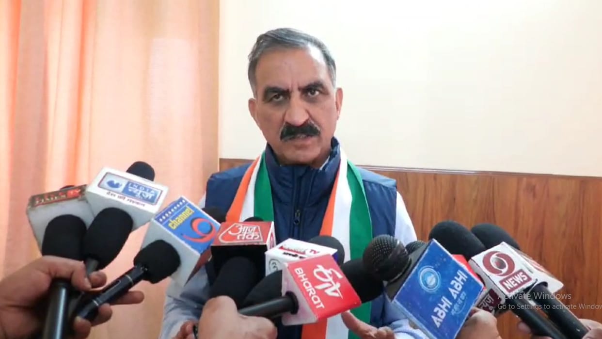 CM Sukhvinder Singh Sukhu said no one made objectionable remarks on Kangana Ranaut