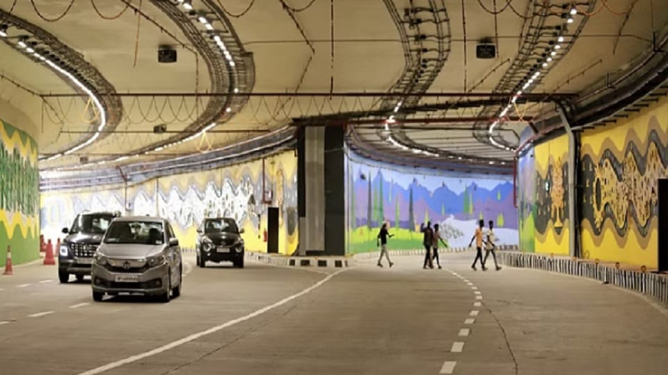 Now rain water will not fill Pragati Maidan tunnel new drain is being built