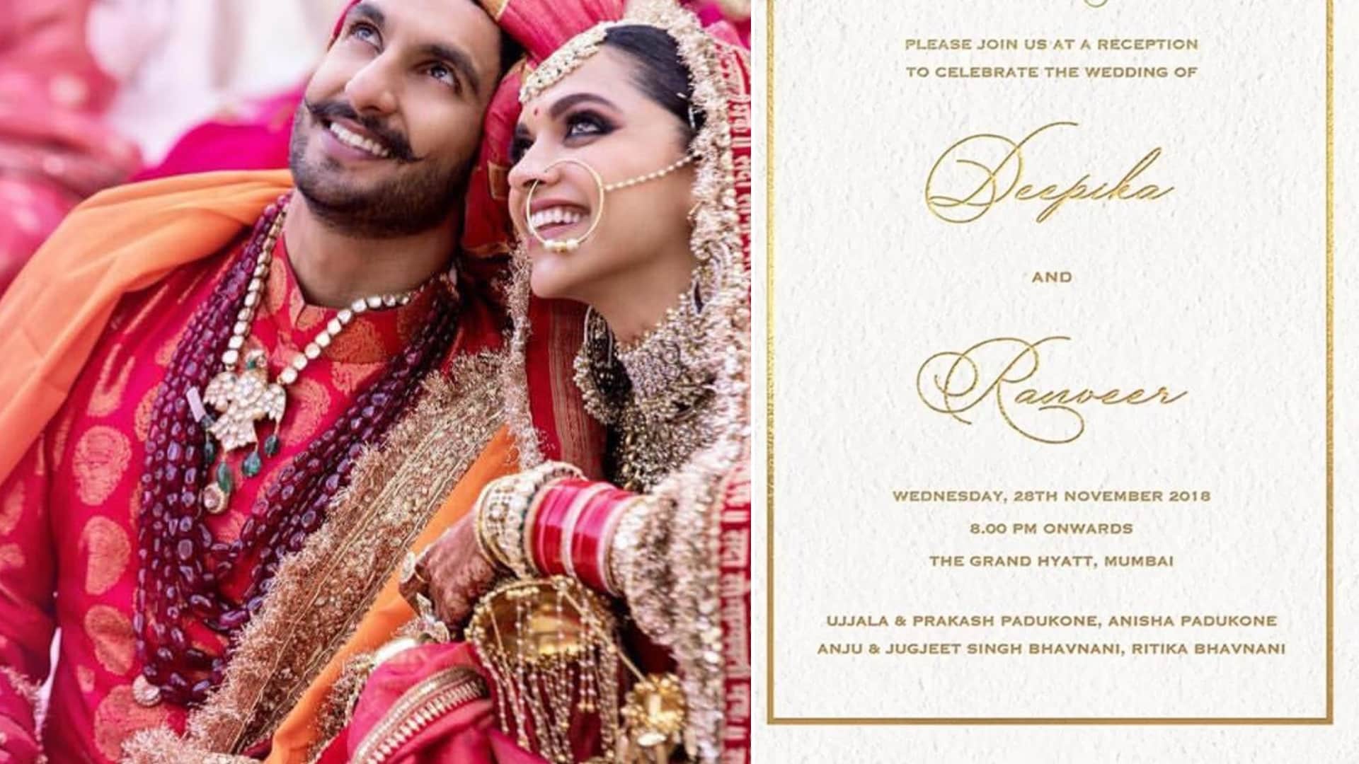Bollywood Stars expensive wedding Invitation cards Deepiak padukone Ranveer aishwarya rai bachchan abhishek