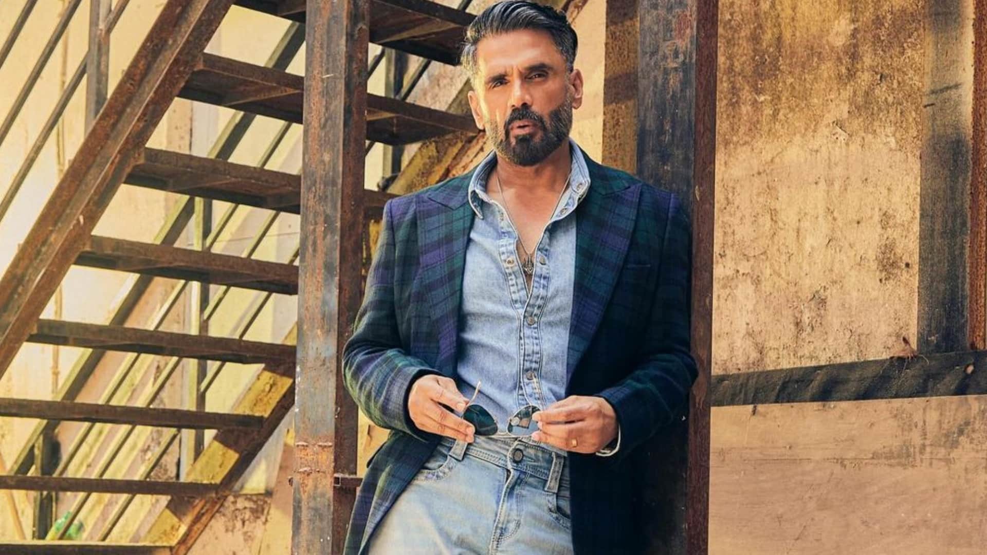 Suniel Shetty Look From His Upcoming Project Revealed see Actor Social Media Post here