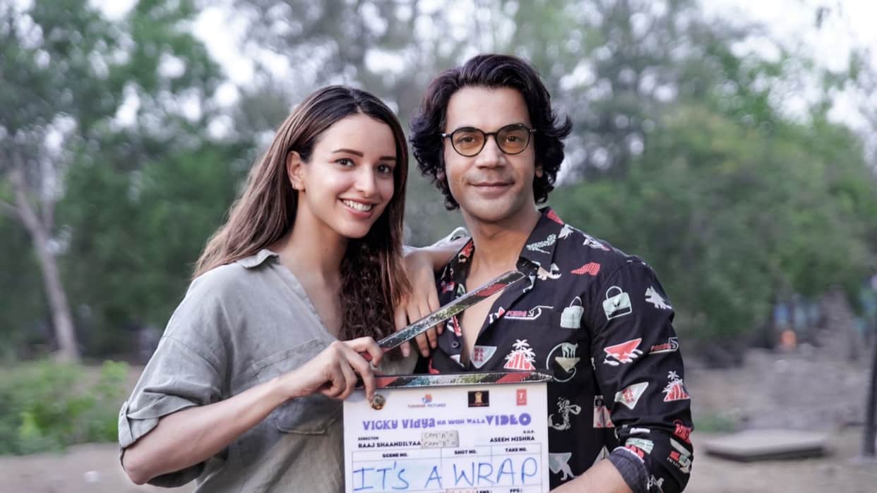 Rajkummar rao Triptii Dimri Raaj Shaandilyaa Vicky Vidya Ka Woh Wala Video Wraps read details inside