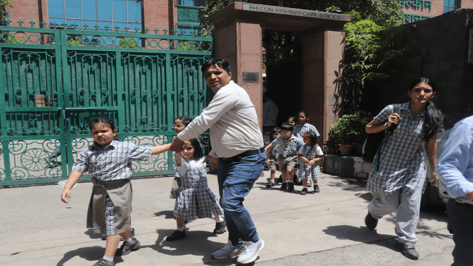 Delhi Police  registered a case after receiving mail indicating that bombs were planted in schools