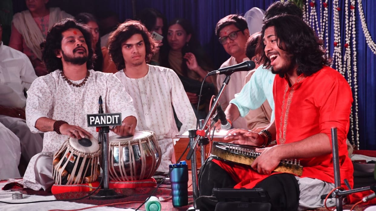 Arman Khan performed in Sankat Mochan Sangeet Samaroh