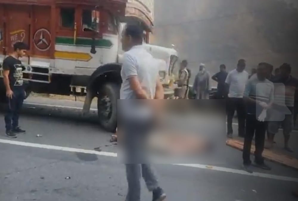Badrinath Highway Accident News Youth Died after collision with a truck
