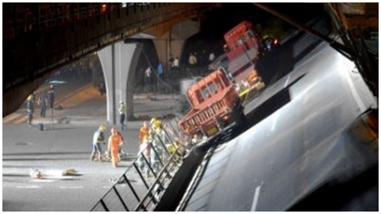 China several killed and injured after portion of highway collapses in Guangdong Province news and updates