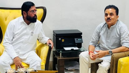 एकनाथ शिंदे और संजय निरुपम।