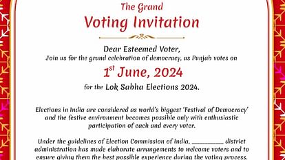 Election invitation will be sent to voters to complete target of voting in Punjab