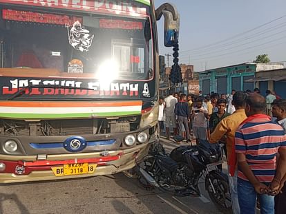 Bus crushed bike rider mother and son died