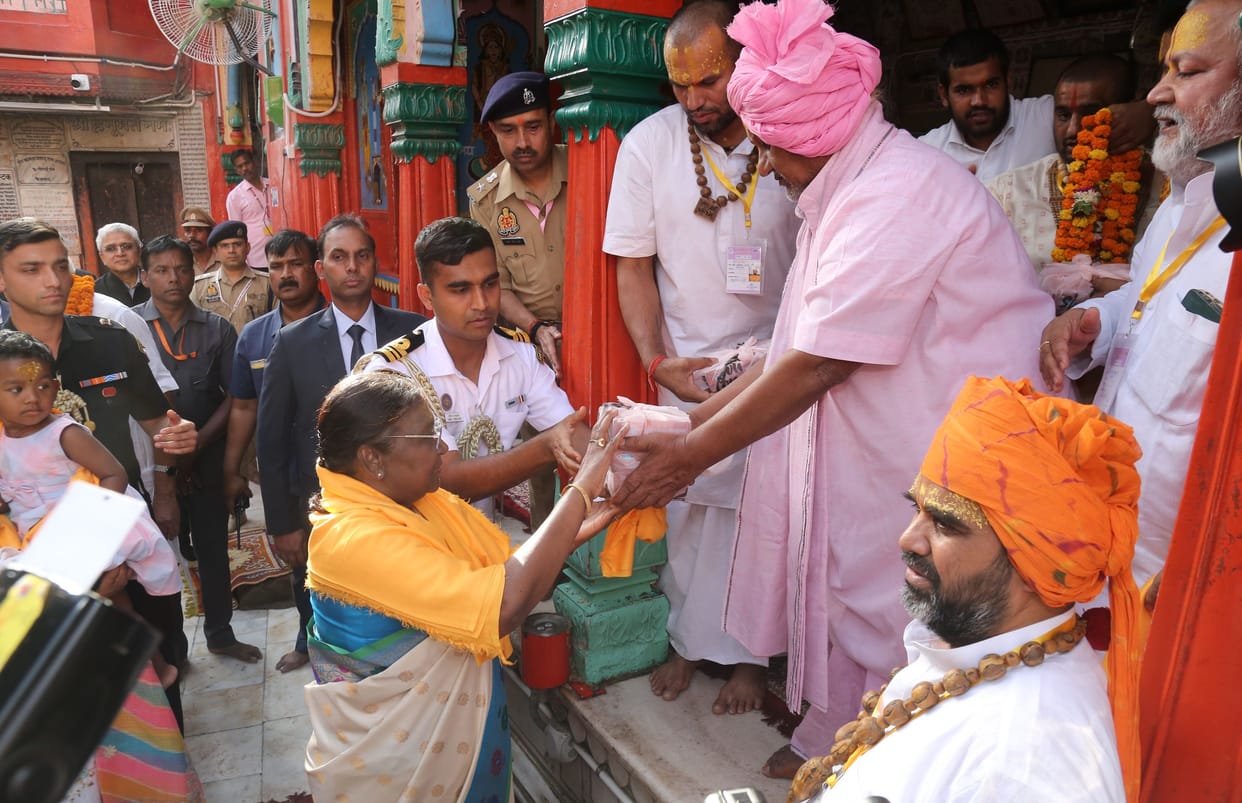 Ayodhya: President Draupadi Murmu spent four hours in Ramnagari, ate Paneer Paratha for lunch