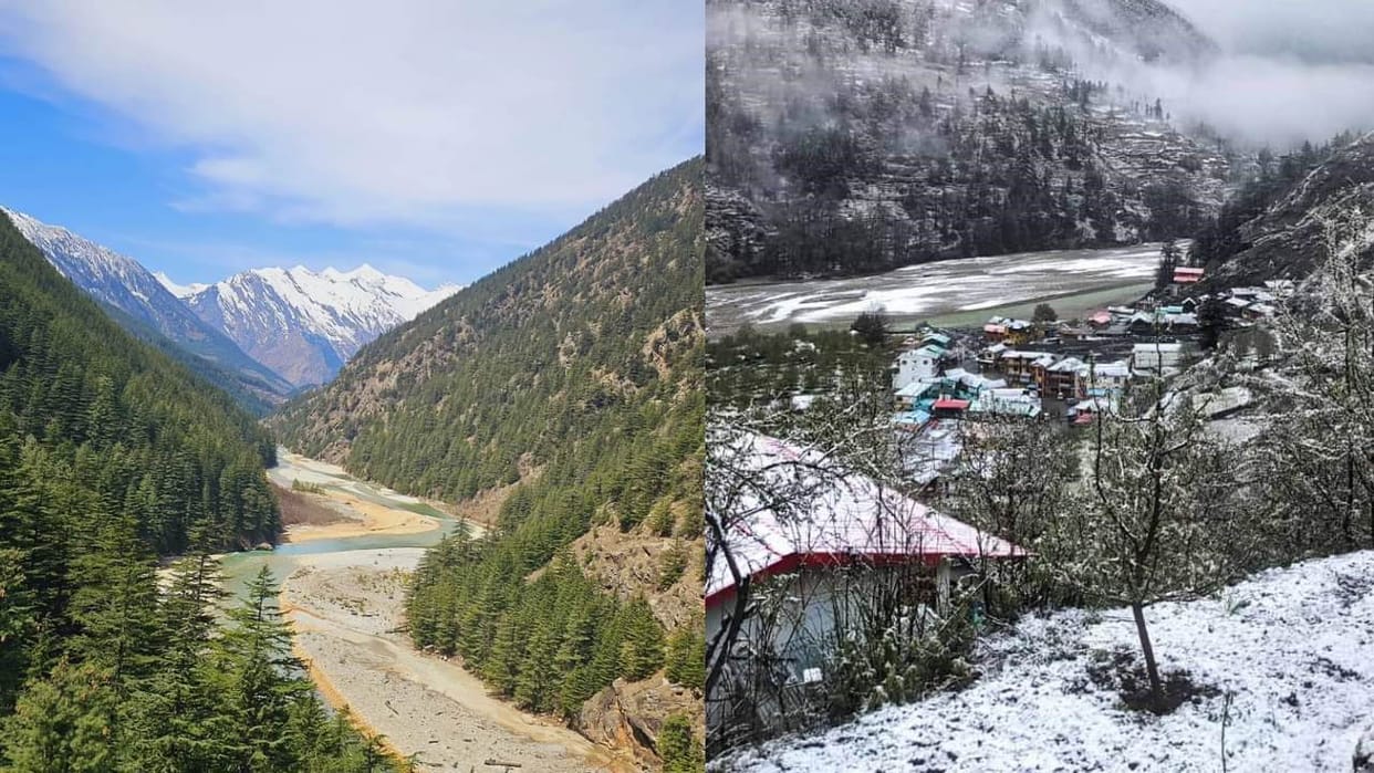 Chardham Yatra 2024 Gangotri Dham Harshil Valley is world famous for its natural beauty Watch Photos