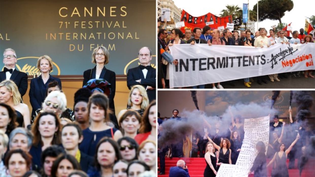 The Cannes Film Festival will be workers are planning protests during the event over pay