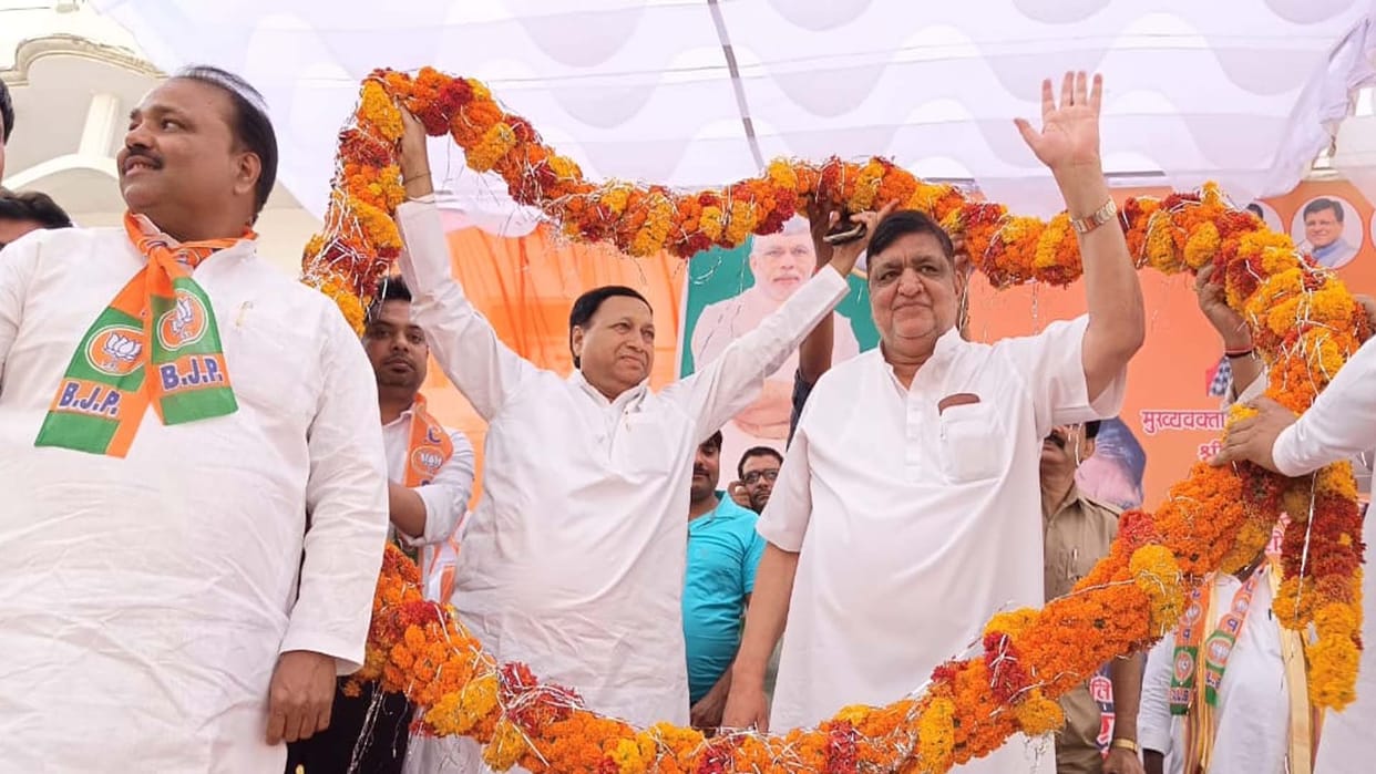 Naresh Aggarwal targeted Indi alliance in workers conference