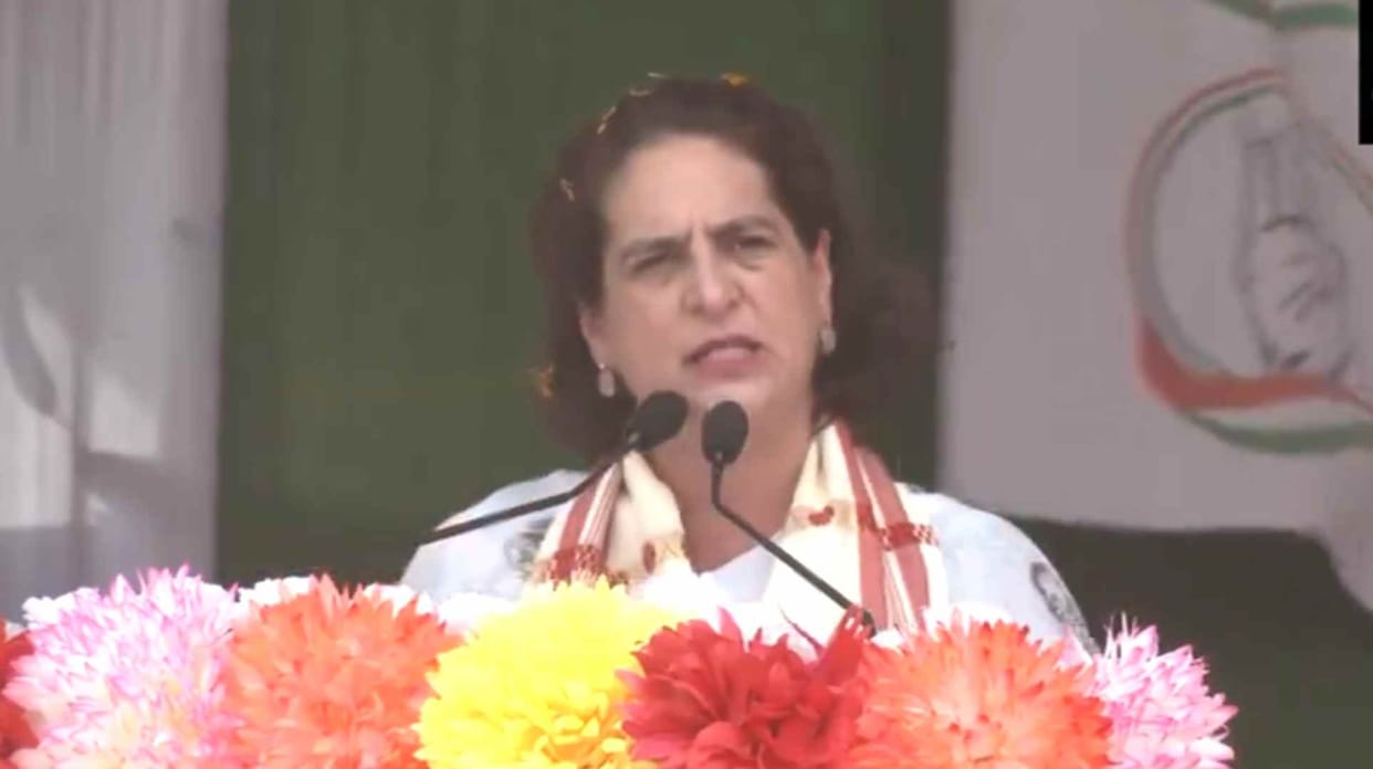 Congress leader Priyanka Gandhi Vadra attack on BJP and CM Sarma, says There is mafia raj in Assam