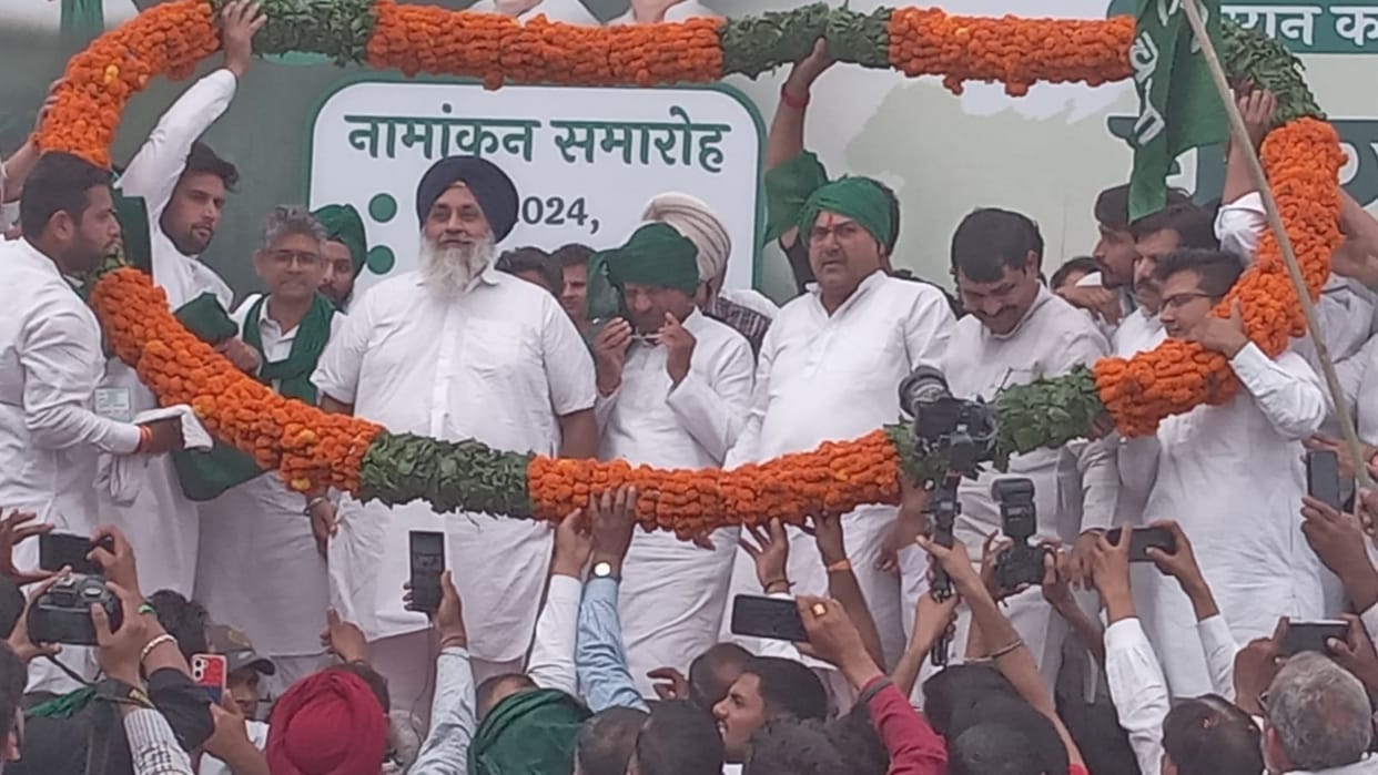 Kurukshetra: After nomination, Abhay Chautala reached the rally organized in the theme park