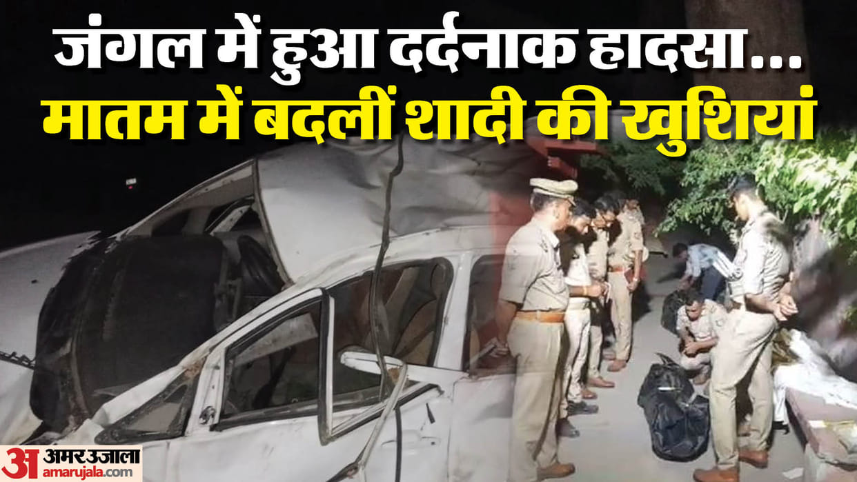 three women died in road accident in Pilibhit Forest