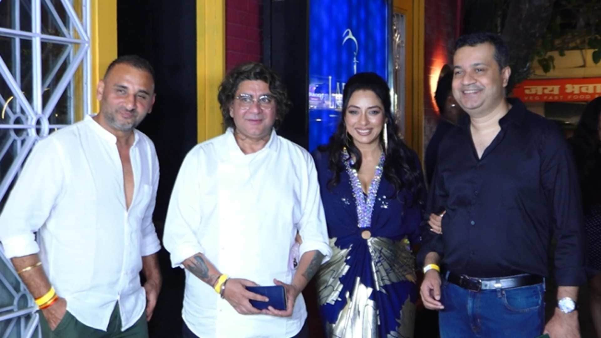 Rupali Ganguly post birthday party rajan shahi Sumona Chakravarti Delnaz Irani arjun bijlani In limelight
