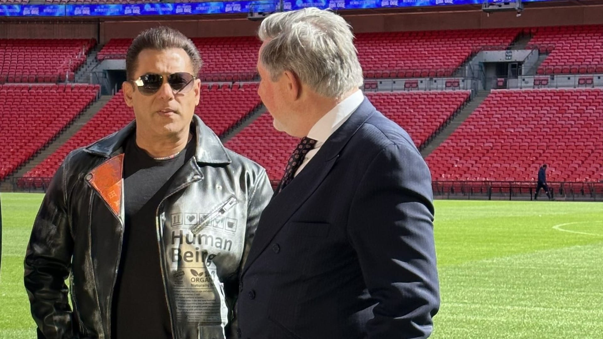 Salman Khan at Wembley Stadium Brent North MP Barry Gardiner says Tiger is alive and is in London