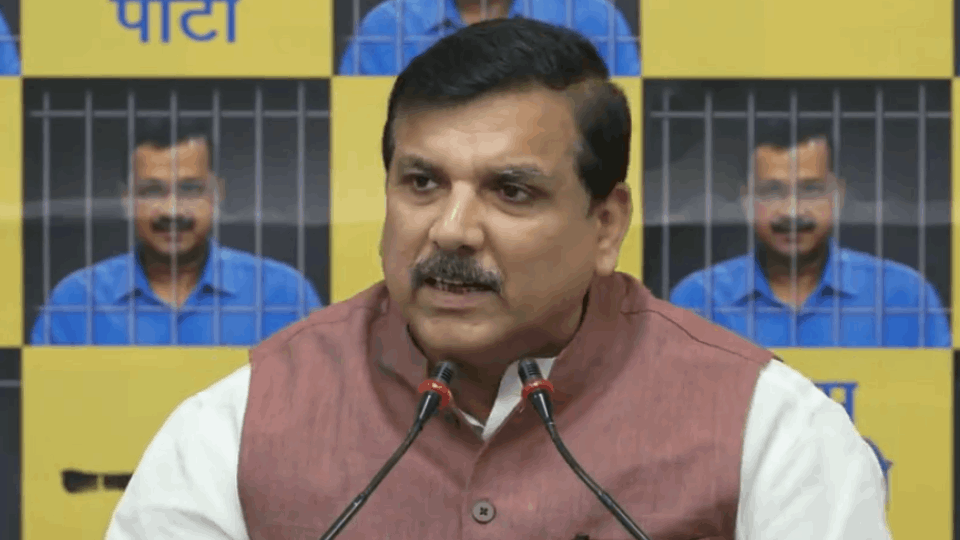 AAP MP Sanjay Singh alleges attempts to influence vote counting through exit polls