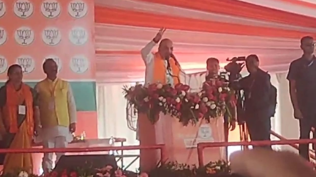Loksabha Election 2024: Home Minister Amit Shah in Sitapur.