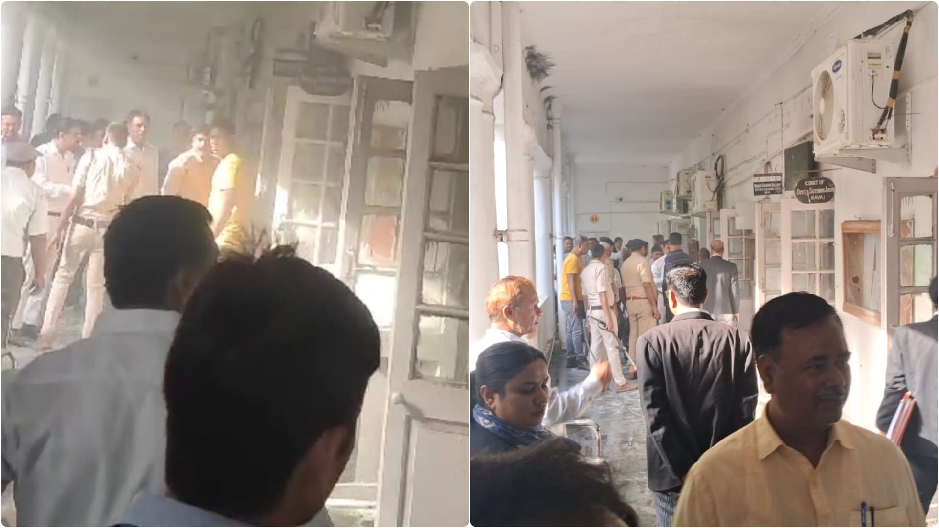 Bihar: Fire broke out due to short circuit in AC installed in judge's office of Gaya Behavior Court