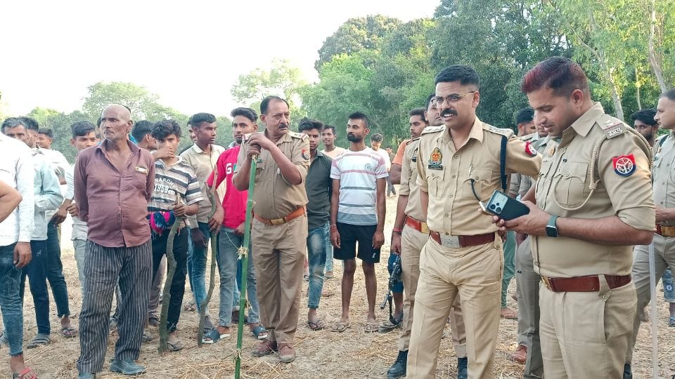 Leopard attacked farmer working in field in Bulandshahr