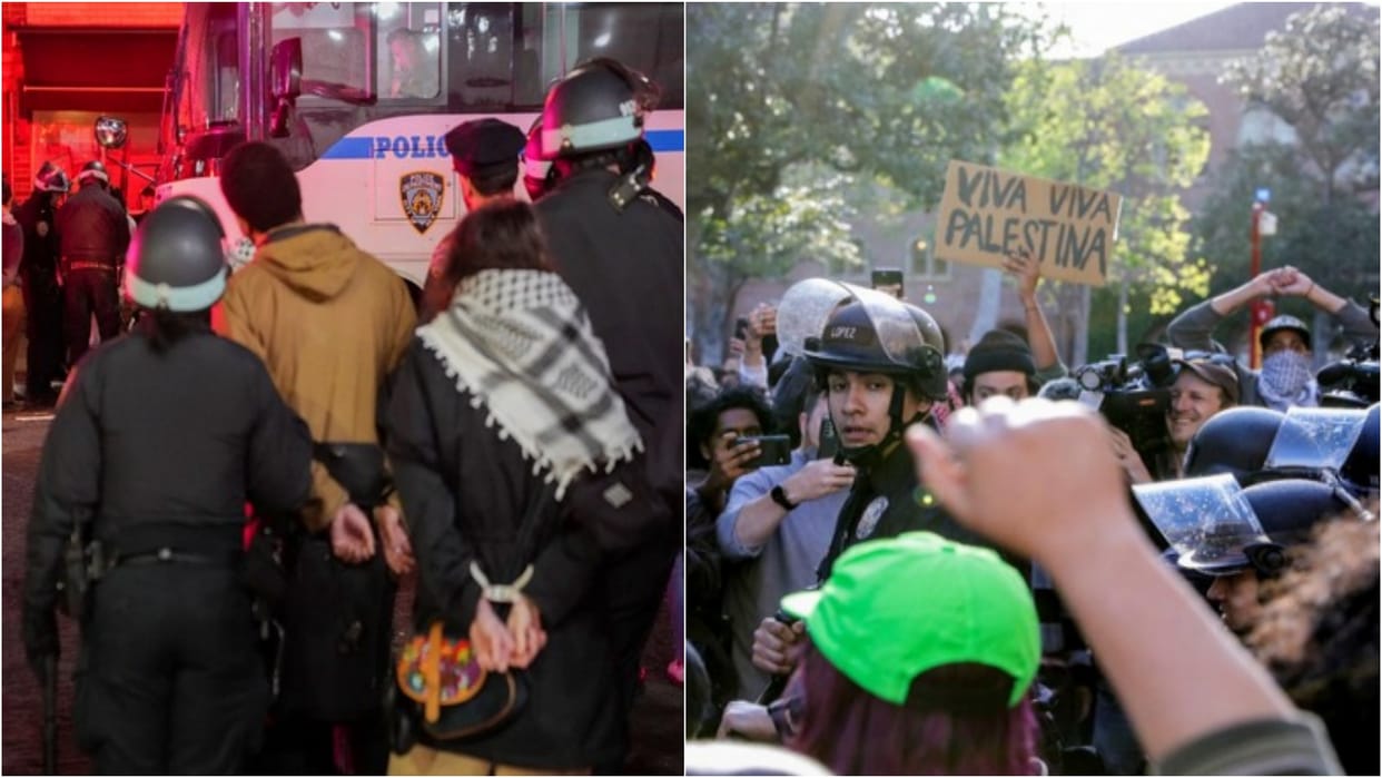 UCLA Protests News Updates israel palestine student agitation California Police action