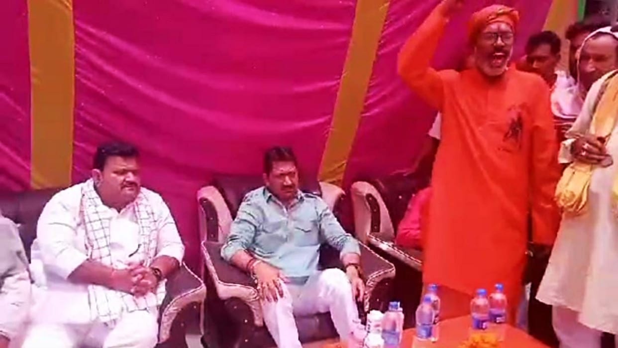 LS Polls: Rajput community announced in front of Bihar govt minister not to vote for NDA candidate Lalan Singh