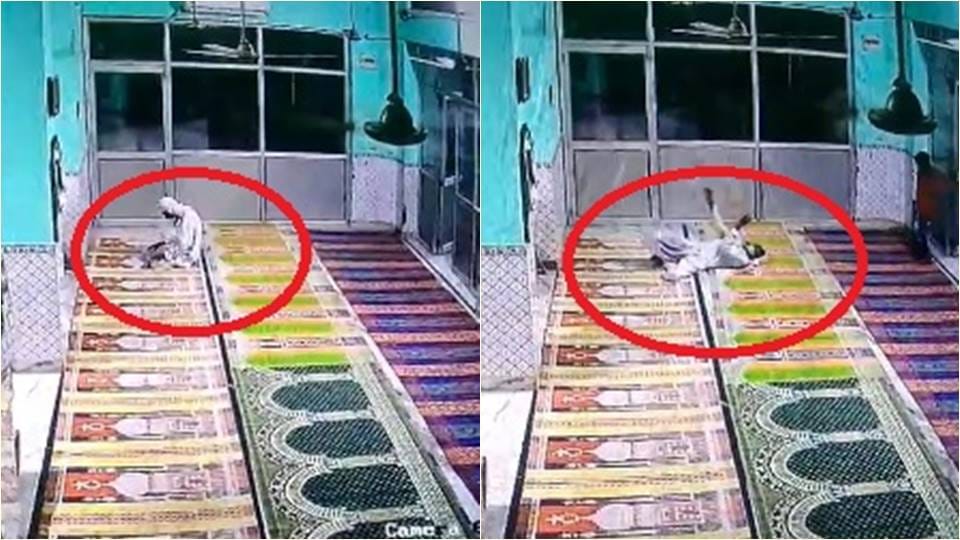 Sudden death of an elderly man while offering namaz in the mosque