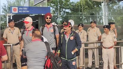 IPL 2024: Punjab Kings team reached Dharamshala, received a warm welcome at Gaggal airport, see photos