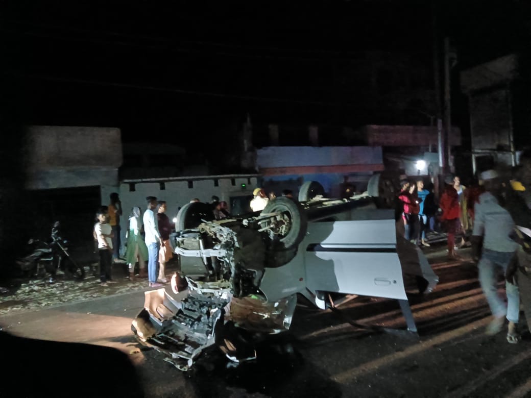 Accident: Two died in an accident in Shravasti.
