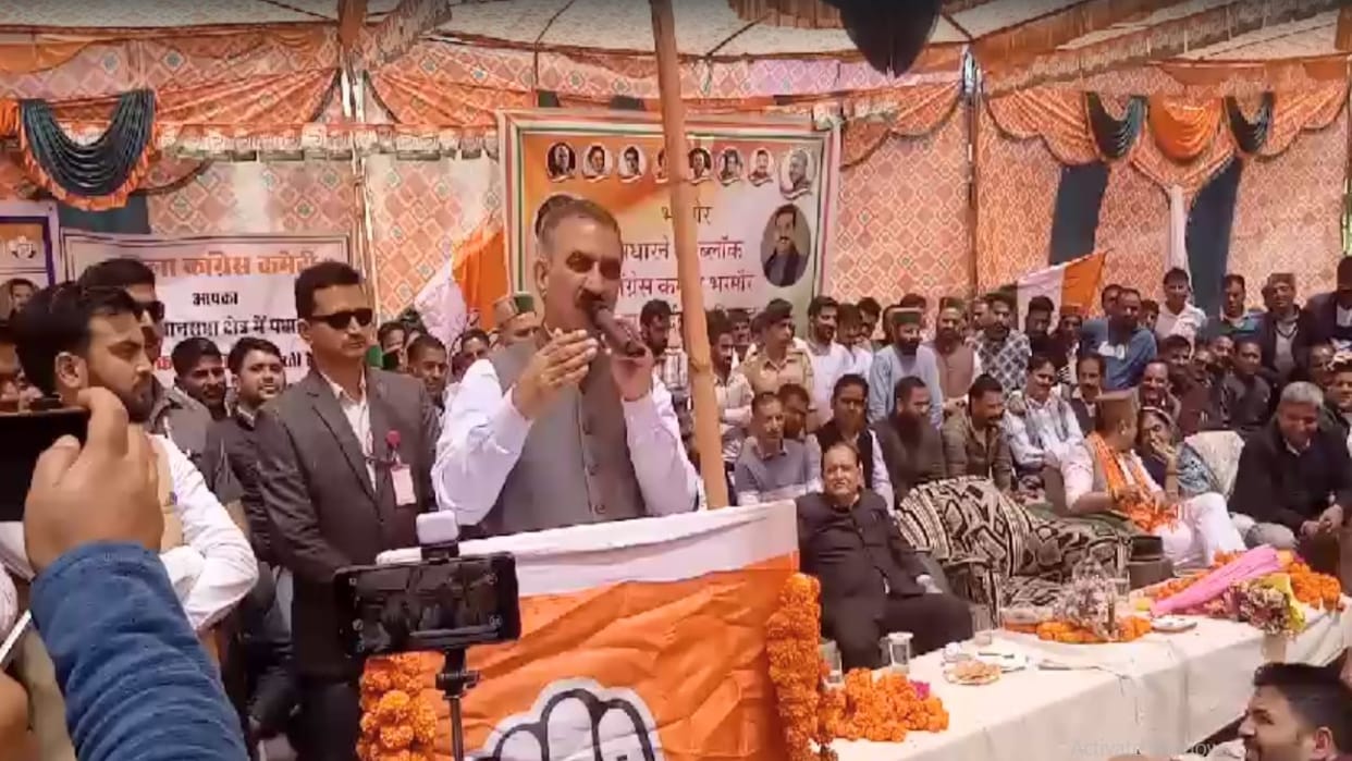 cm sukhvinder sukhu statement over kangana ranaut in bharmour chamba