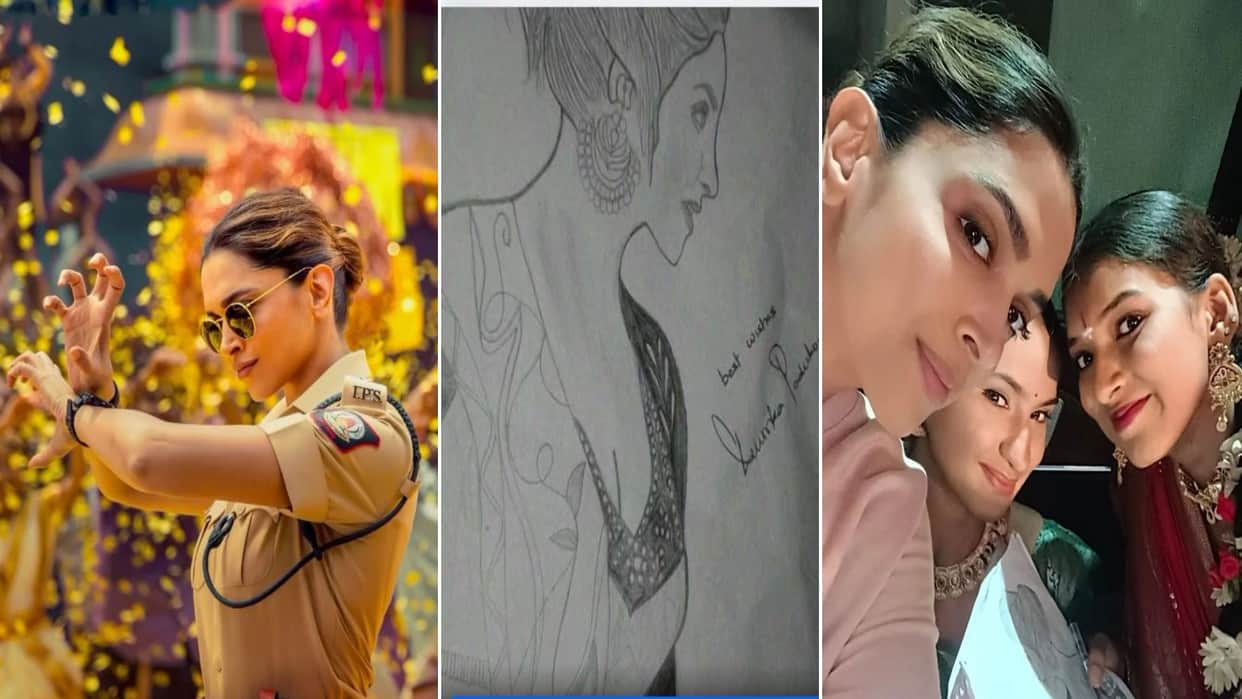 Deepika Padukone share pics from Singham Again set mom to be receives surprise gifts from fans share instagram